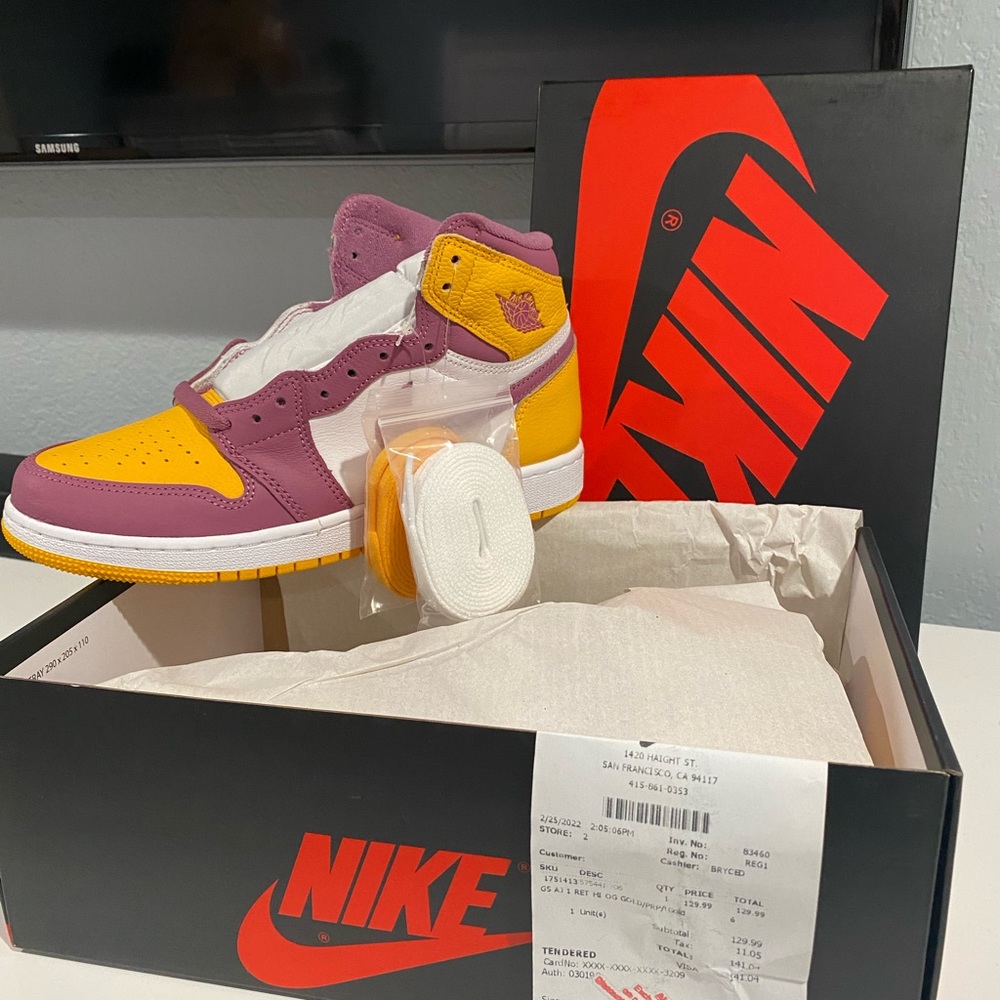 Nike Air Jordan 1 for all you Lakers fans!